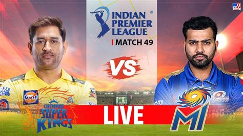 csk vs mi live scorecard